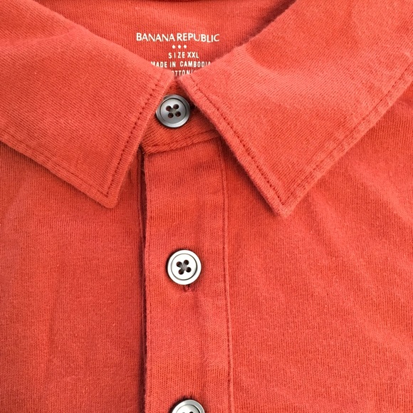 Men’s Banana Republic Polo Shirt. Size XXL. EUC - Picture 3 of 5